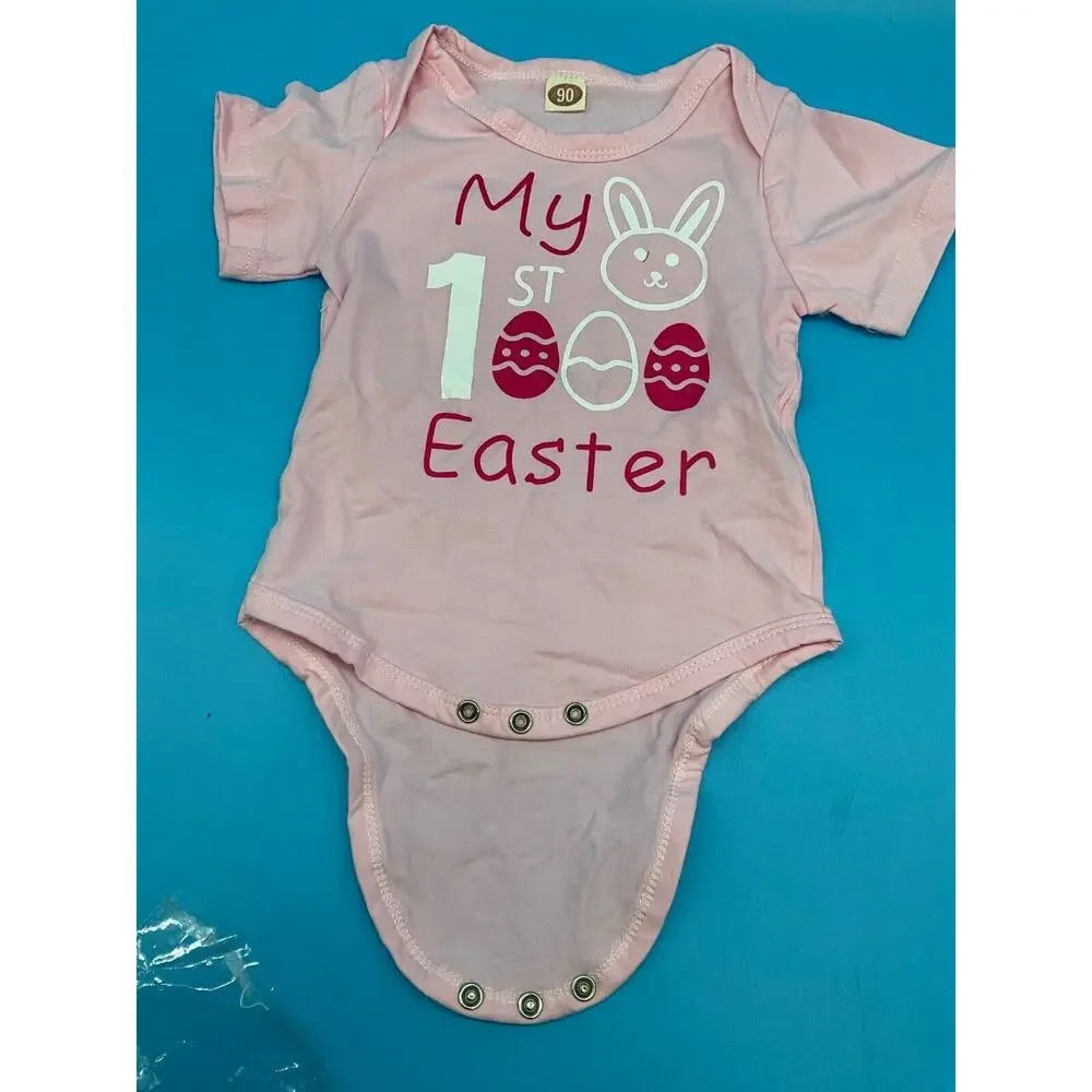 Baby‎ Girl Easter Outfit 12-18M 4pc Set Bunny Chick Spring Clothes